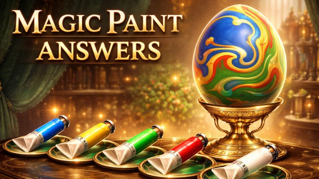 Magic Paint Answers 4/3 – 4/8, 2026